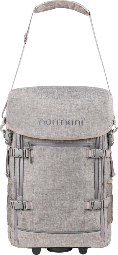 normani Reisetasche mit zusätzlichem Rucksack - Trolley und Rucksack in Einem - 37 L Reisetrolley +