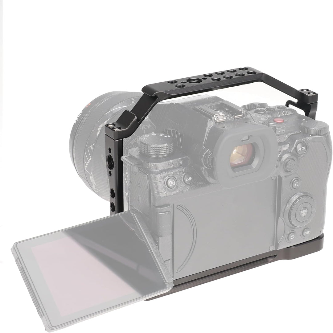 FOTGA Kamerakäfig für Panasonic LUMIX S5 II Kamera, Kompatibel mit DJI Ronin RS 2/RSC 2/RS 3/RS 3 Pr