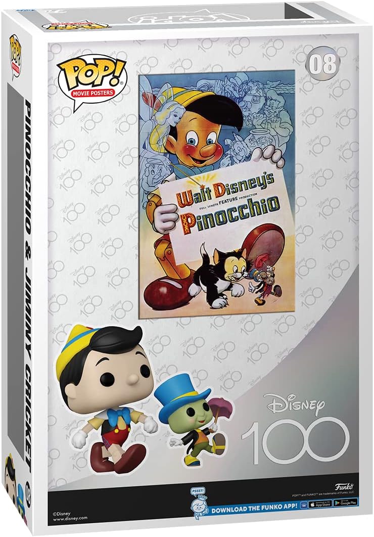 Funko Pop! Movie Poster: Disney - Pinocchio - Vinyl-Sammelfigur - Geschenkidee - Offizielle Handelsw