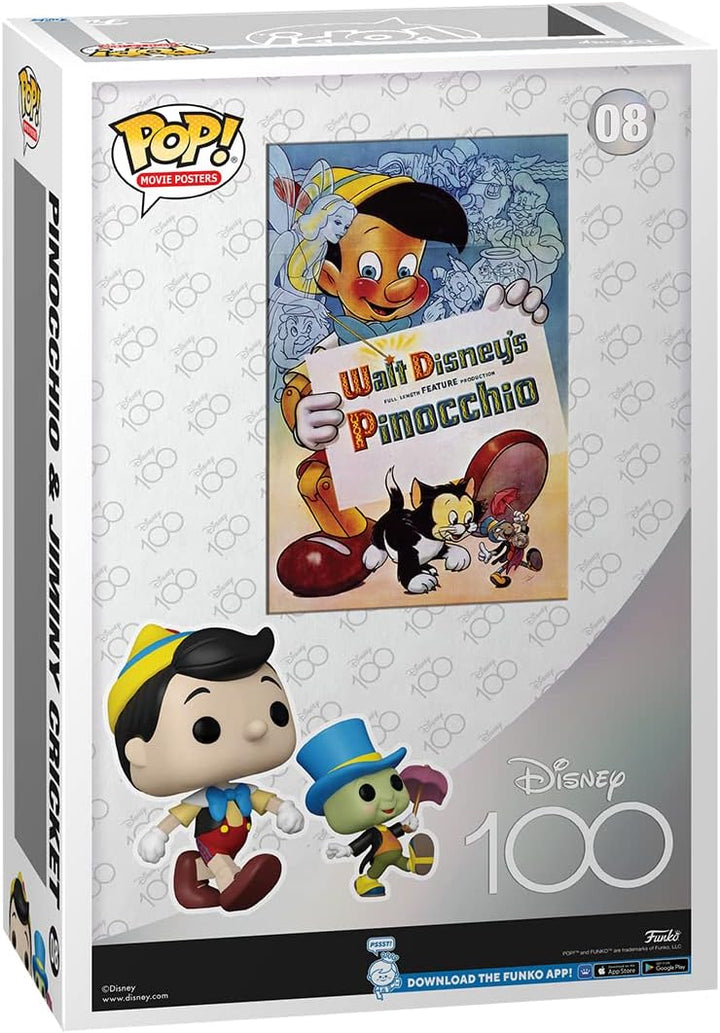 Funko Pop! Movie Poster: Disney - Pinocchio - Vinyl-Sammelfigur - Geschenkidee - Offizielle Handelsw