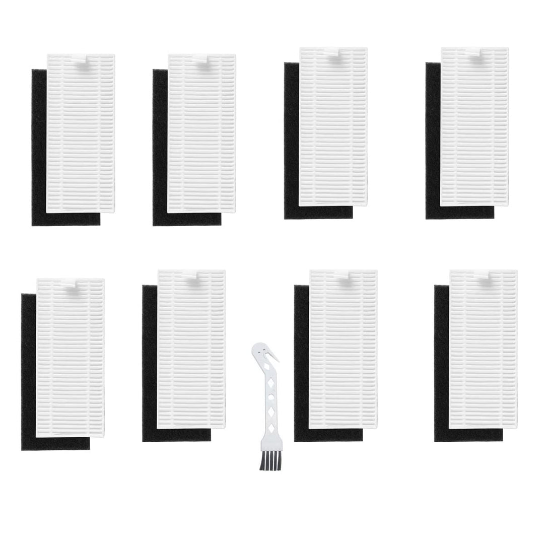 BLUELIRR Zubehör-Set für Honiture Q6 Ersatzteile für Saugroboter, 8 Filter