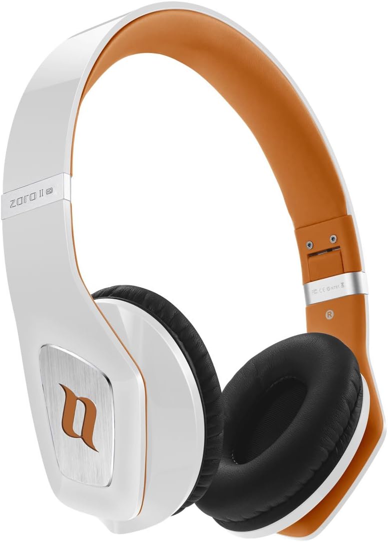 Noontec MF3122(B) Zoro HD II On-Ear-Kopfhörer weiss/orange