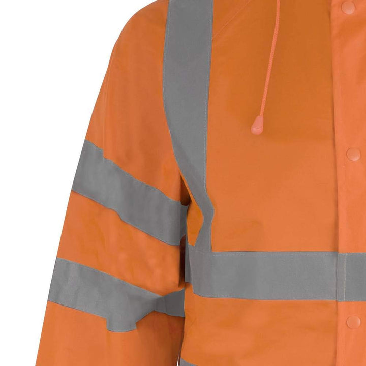 Prevent Warnschutz-Regenjacke RJO, leuchtorange, Gr. XS XS-6XL, XS-6XL