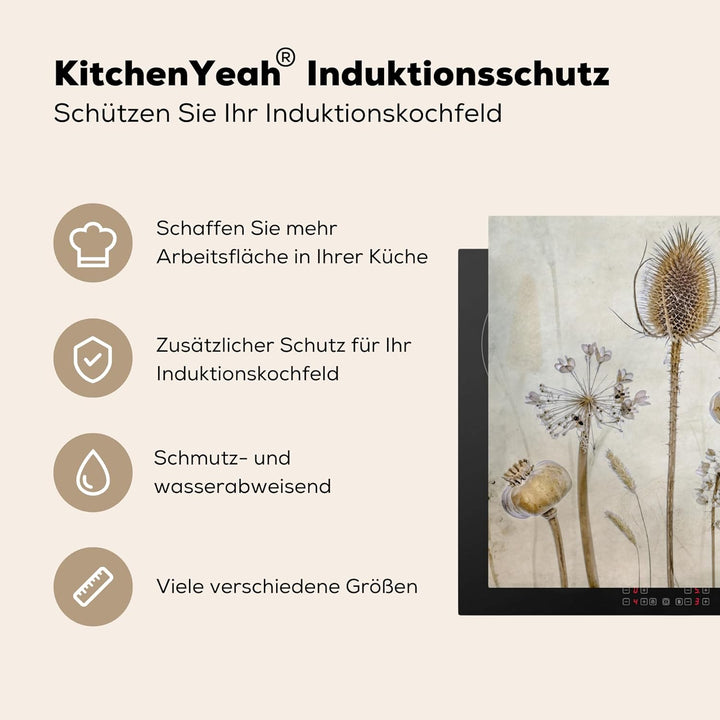 Herdabdeckplatte Einteilig Ceranfeld Abdeckplatte für Induktionsschutz Ceranfeldabdeckung Vinyl Herd