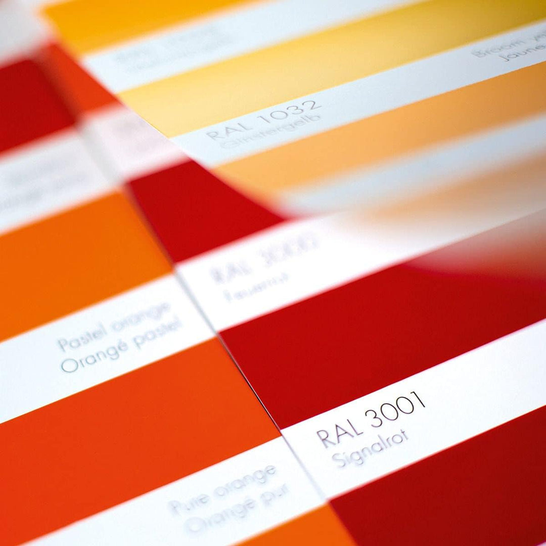 RAL K1 Farbfächer, 213 Farben, glänzend, 1 Spiralblock, 3 Sprachen