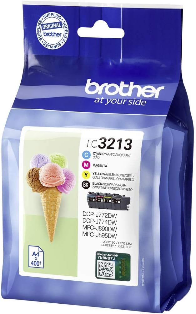 Brother LC-3213Valdr DCP-J772/4DW, MFC-J890DW black,yellow,cyan,mag Extra Large Single