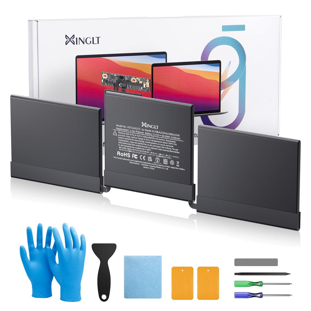 XINGLT a1713 a1708 Akku Ersatz Laptop Akku für a1708 MacBook Pro 13 Zoll Retina A1713 Akku Ersatz Ho