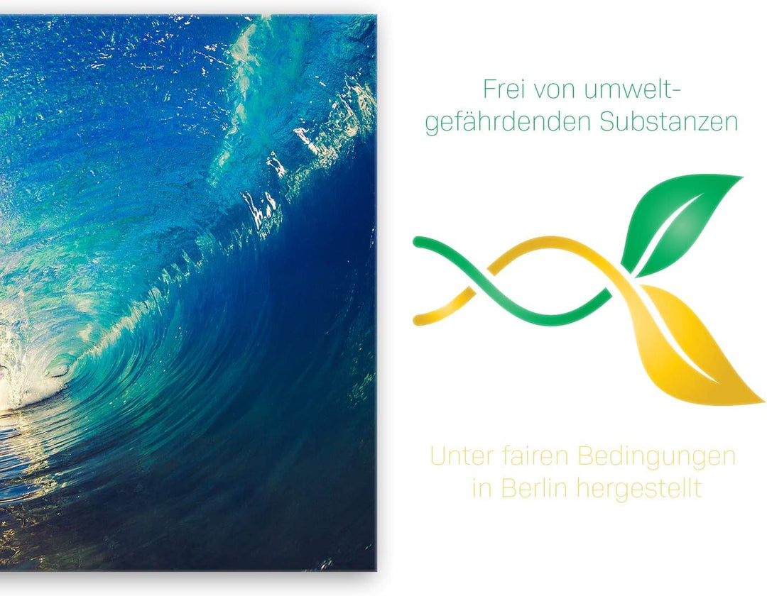 ge Bildet Bild auf Leinwand | Landschaftsbilder - the Wave S in 70x50 cm als Wandbild | Wand-deko De