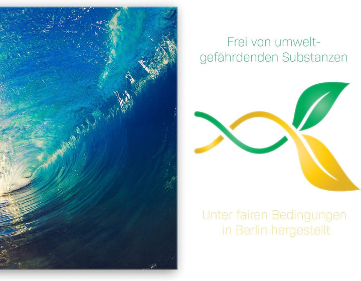 ge Bildet Bild auf Leinwand | Landschaftsbilder - the Wave S in 70x50 cm als Wandbild | Wand-deko De