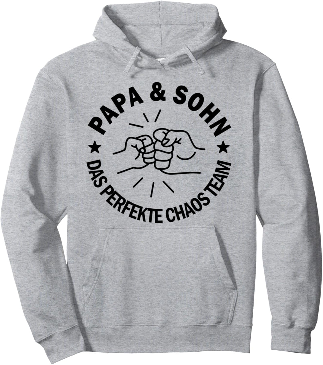 Papa Und Sohn Das Perfekte Chaos Team Vater Partnerlook Fun Pullover Hoodie