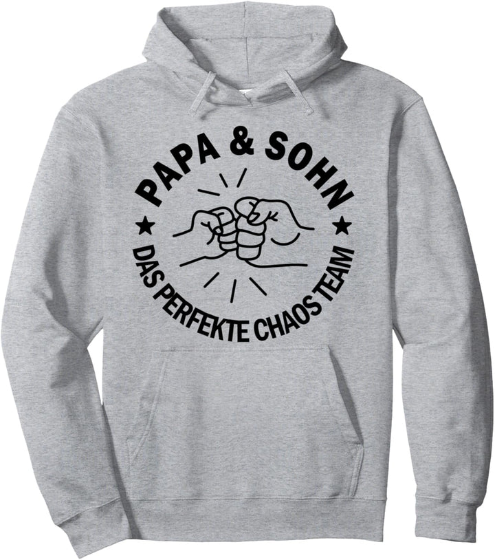 Papa Und Sohn Das Perfekte Chaos Team Vater Partnerlook Fun Pullover Hoodie