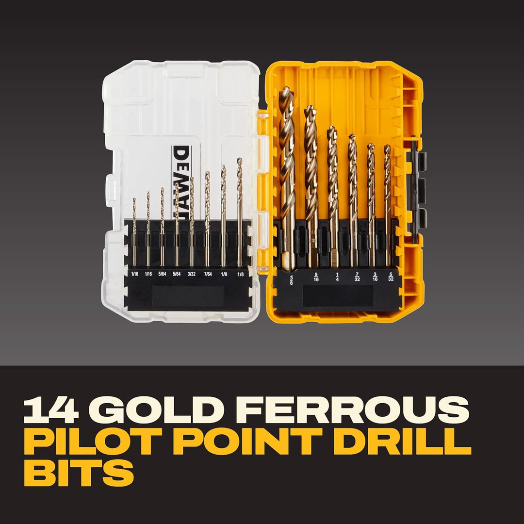 Dewalt DW1361 Titan-Bohrer-Set, 21-teilig, 100 pieces 100-Piece Accessory Set, 100-Piece Accessory S