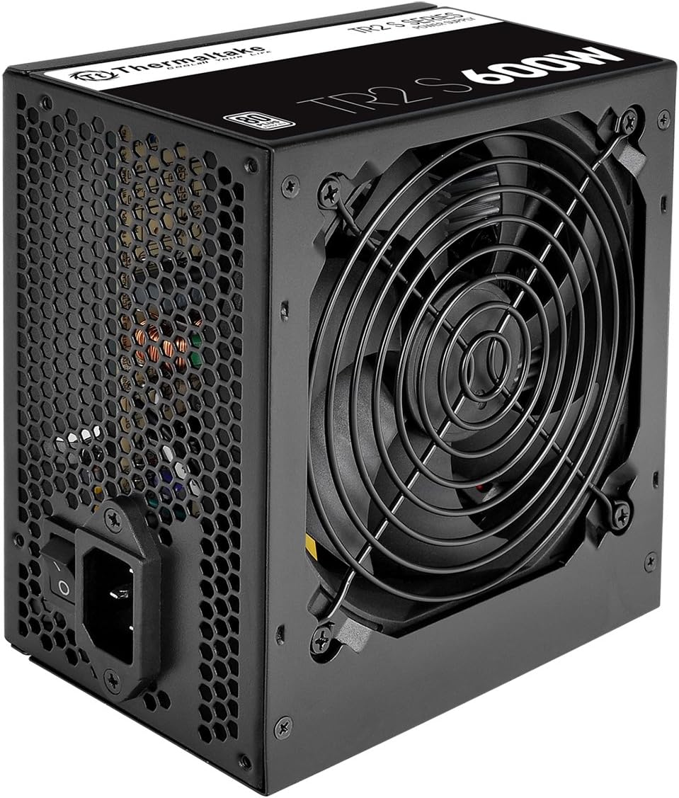 Thermaltake TR2 S 600W | PC-ATX-Netzteil | 80-Plus | leiser 120 Lüfter | EU zertifiziert | schwarz,
