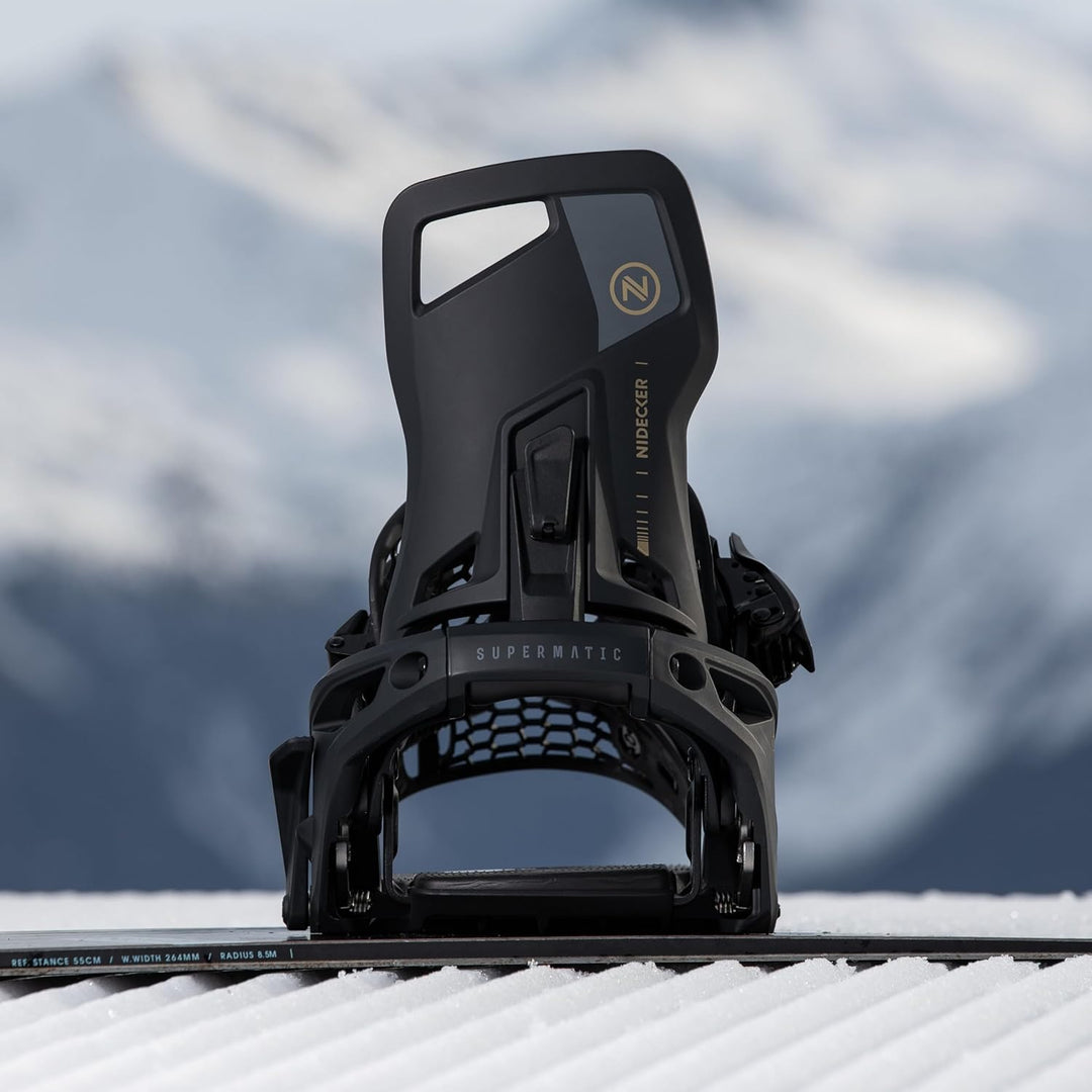NIDECKER SUPERMATIC Bindung 2024 Black Schwarz L (8-11.5), Schwarz L (8-11.5)
