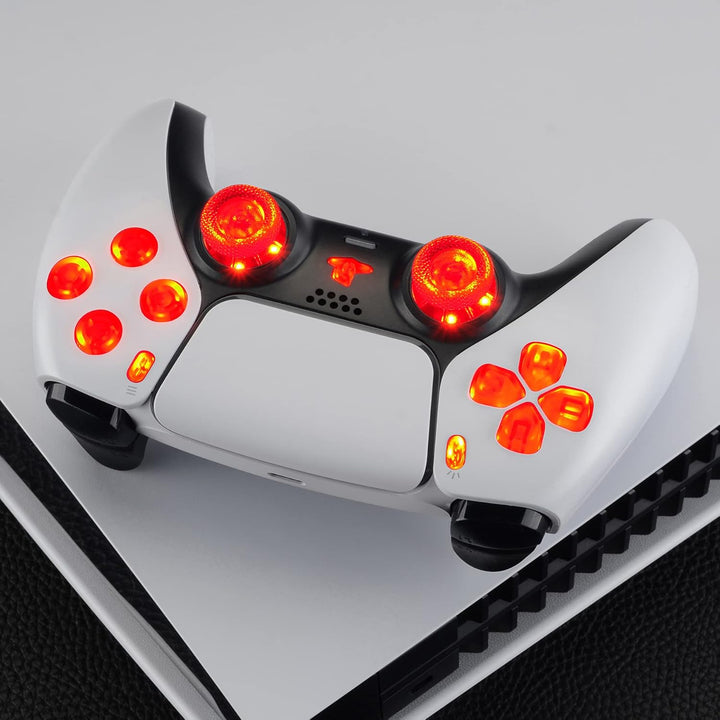 eXtremeRate Leuchttaste DTF LED V3 Kit für ps5 Controller BDM-010&BDM-020 D-Pad Tasten Thumbsticks R