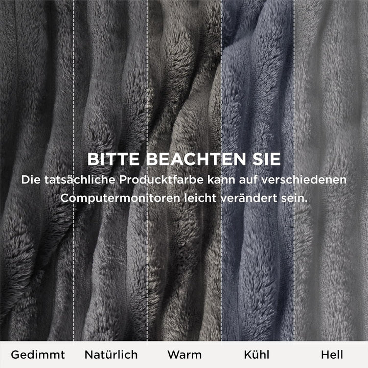 Bedsure Kuscheldecke Flauschig Decke Fleecedecke – Weiche Warme Grobe Korddecke Gemütlicher Überwurf