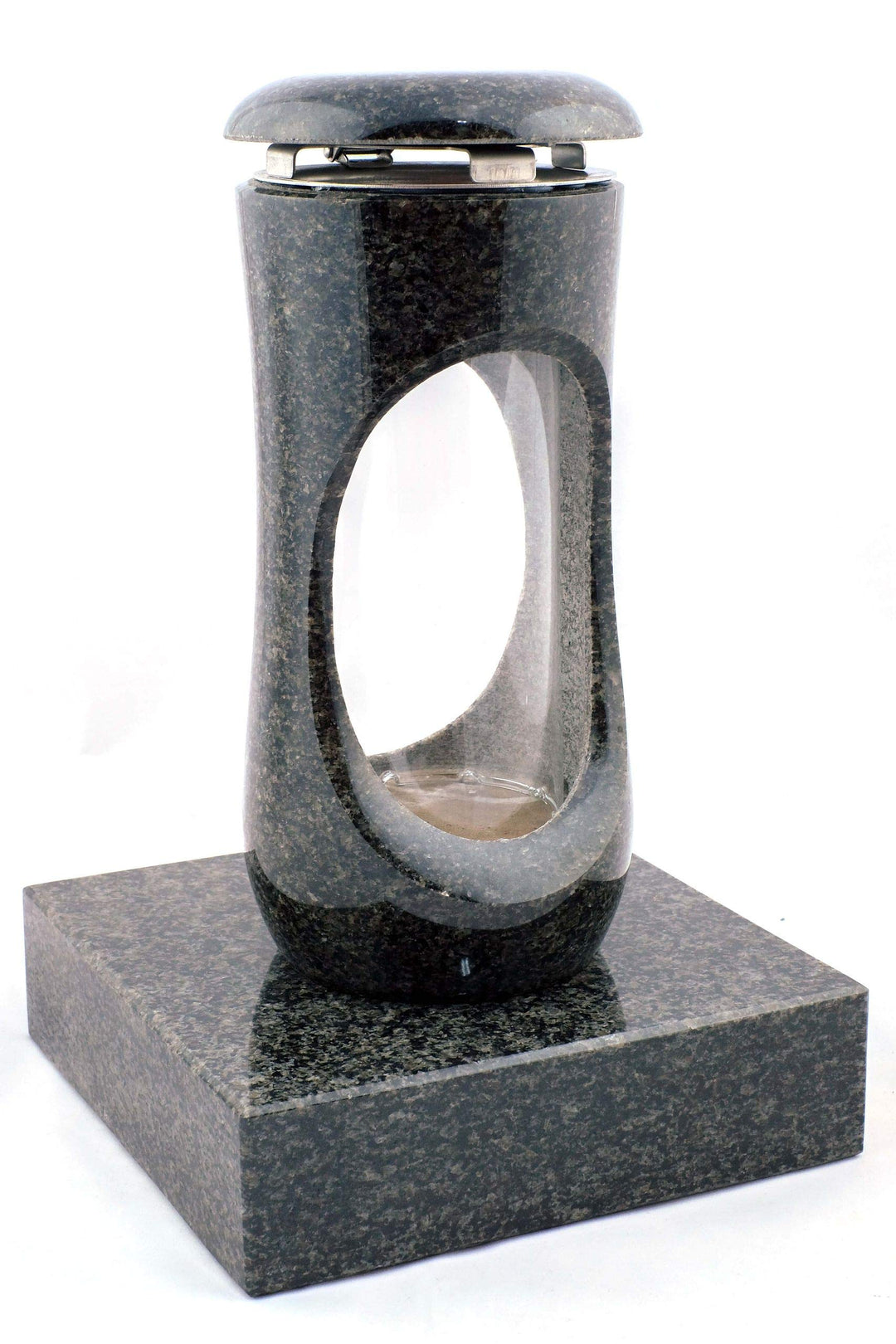 designgrab Design small Grablampe mit Sockel aus Granit Nero Impala/Astor anthrazit