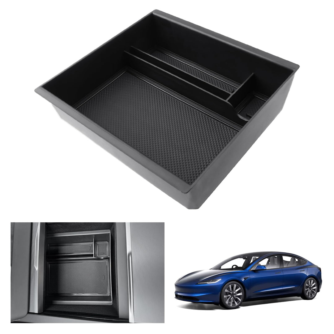 GAFAT [Neu 2024] Tesla Model 3 2024 2025 Mittelkonsole Aufbewahrungsbox, Tesla Model 3 Highland 2024