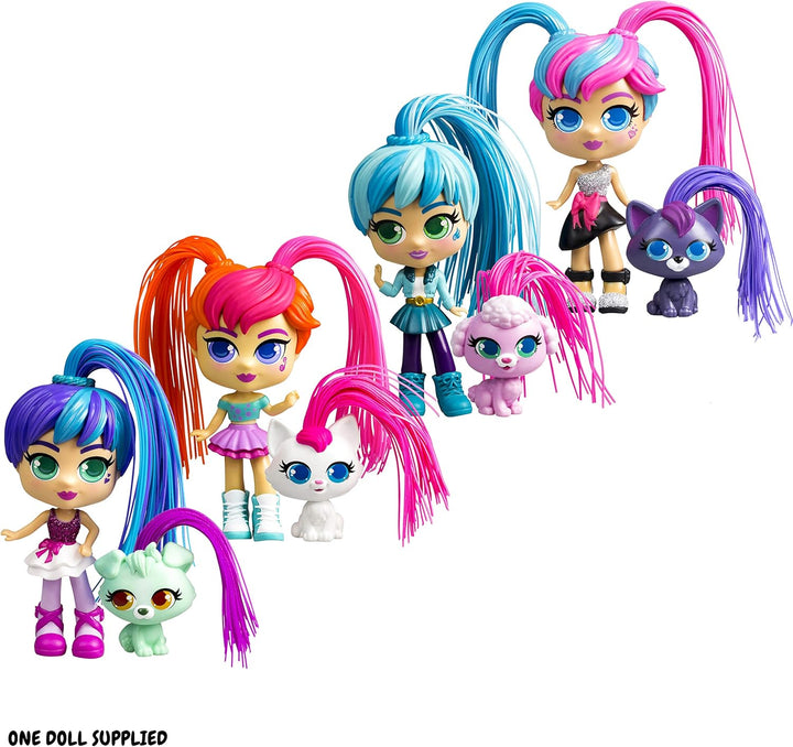 CURLI GIRLS 82098 ROSLI &amp; KODA by Silverlit, Frisierpuppen, Puppen mit magischen Haaren, inklusive A