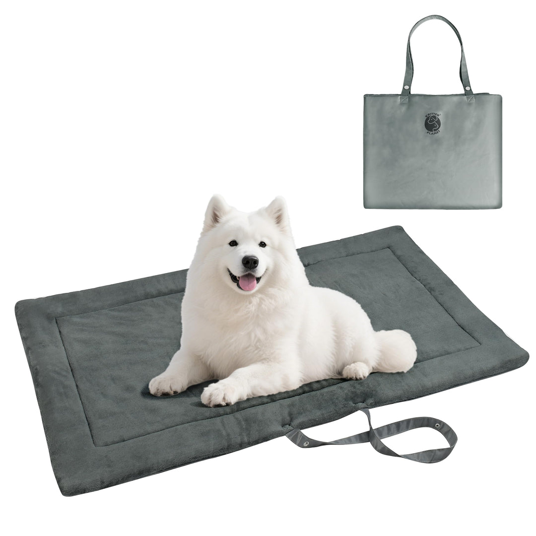 Pawsse Wasserdicht Hundedecke für Unterwegs 127 x 70cm, Outdoor Hundematte Waschbar Hundekissen zum