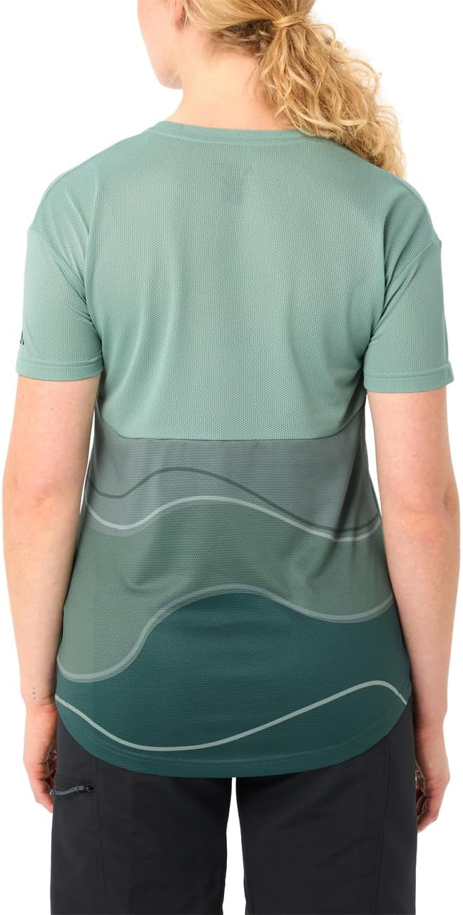 VAUDE T-Shirt Women's Moab T-Shirt VI 44 Deep Pond, 44 Deep Pond