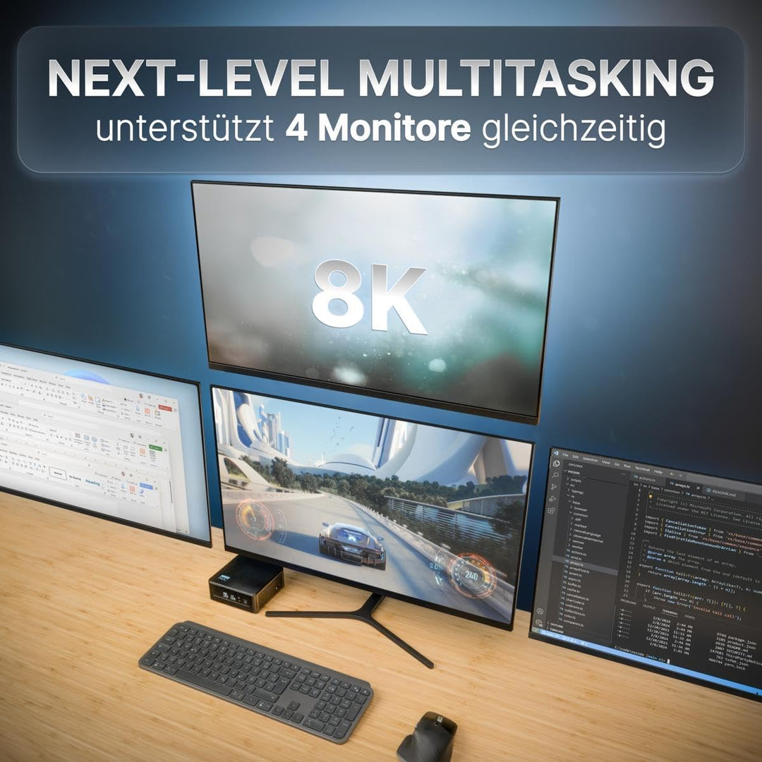 FutureNUC Pro Intel® Core-i3 13. Gen. • NUC 13 Pro Barebone • 6 Kerne, bis zu 4,5 GHz • Thunderbolt