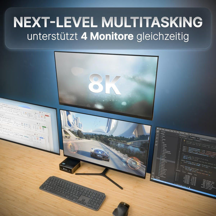 FutureNUC Pro Intel® Core-i3 13. Gen. • NUC 13 Pro Barebone • 6 Kerne, bis zu 4,5 GHz • Thunderbolt