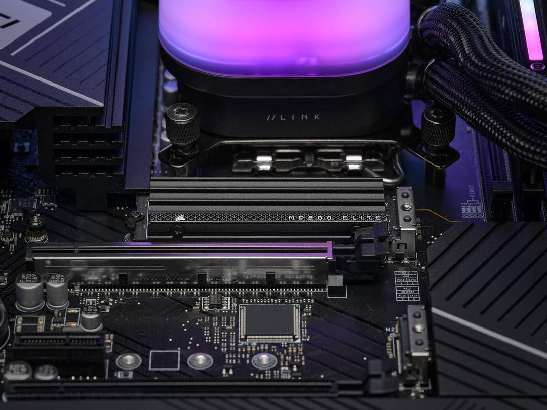 CORSAIR MP600 ELITE 2TB M.2 PCIe Gen4 x4 NVMe SSD Mit Integriertem Kühlkörper - M.2 2280 - Bis zu 7.