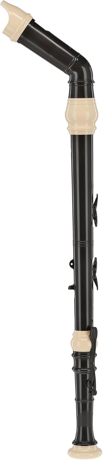 Aulos 700100 F-Knickbass Flöte Symphony Mod.521 barocke Griffw.braun, komplett mit Tasche, Tragschnu