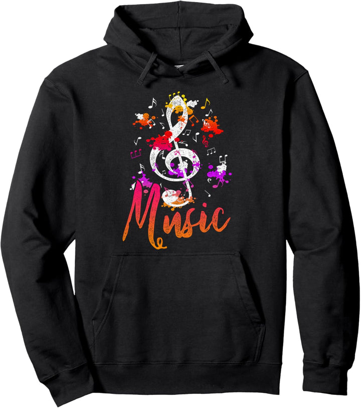 Violinschlüssel Geschenkidee Musik Pullover Hoodie