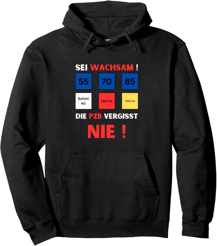 Lokführer Lustiges PZB Design Insider Joke Eisenbahn Fan Pullover Hoodie
