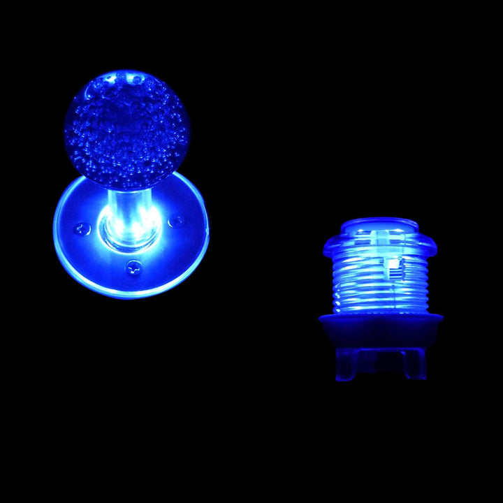 SJ@JX Arcade Game LED DIY Kit Mechanische Tastatur Schalter Arcade LED Taste LED Joystick Controller
