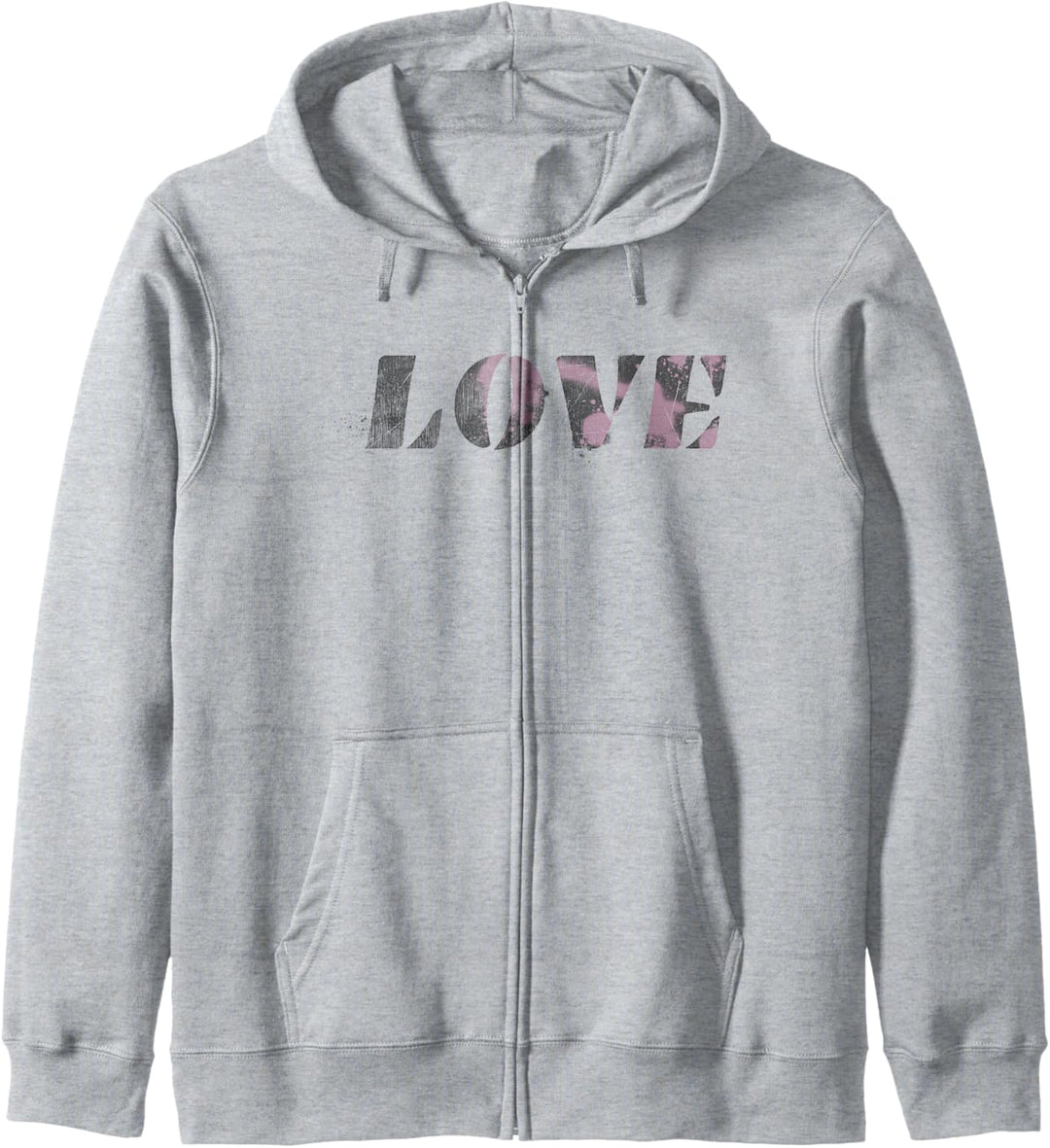 Trendy Painted Love Pocket Kapuzenjacke