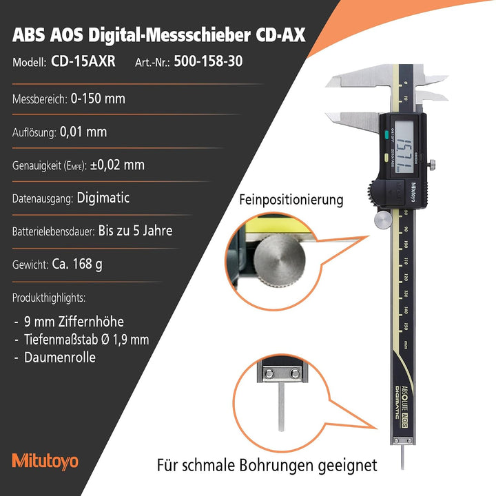Mitutoyo 500-158-30 Digimatic Messschieber
