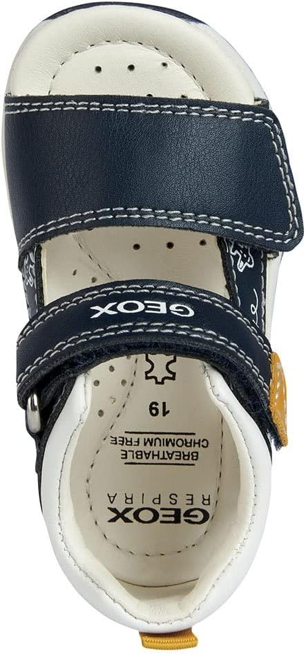 Geox Jungen B Tapuz Boy Sandal 19 EU Navy Ochre, 19 EU Navy Ochre