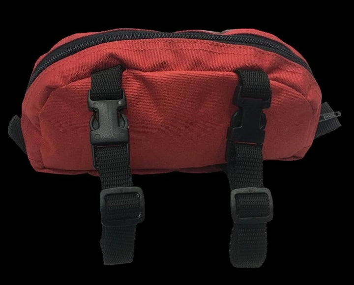 Majestic Ally Reflektierende Satteltasche aus Nylon für Sattelzubehör (rot), rot