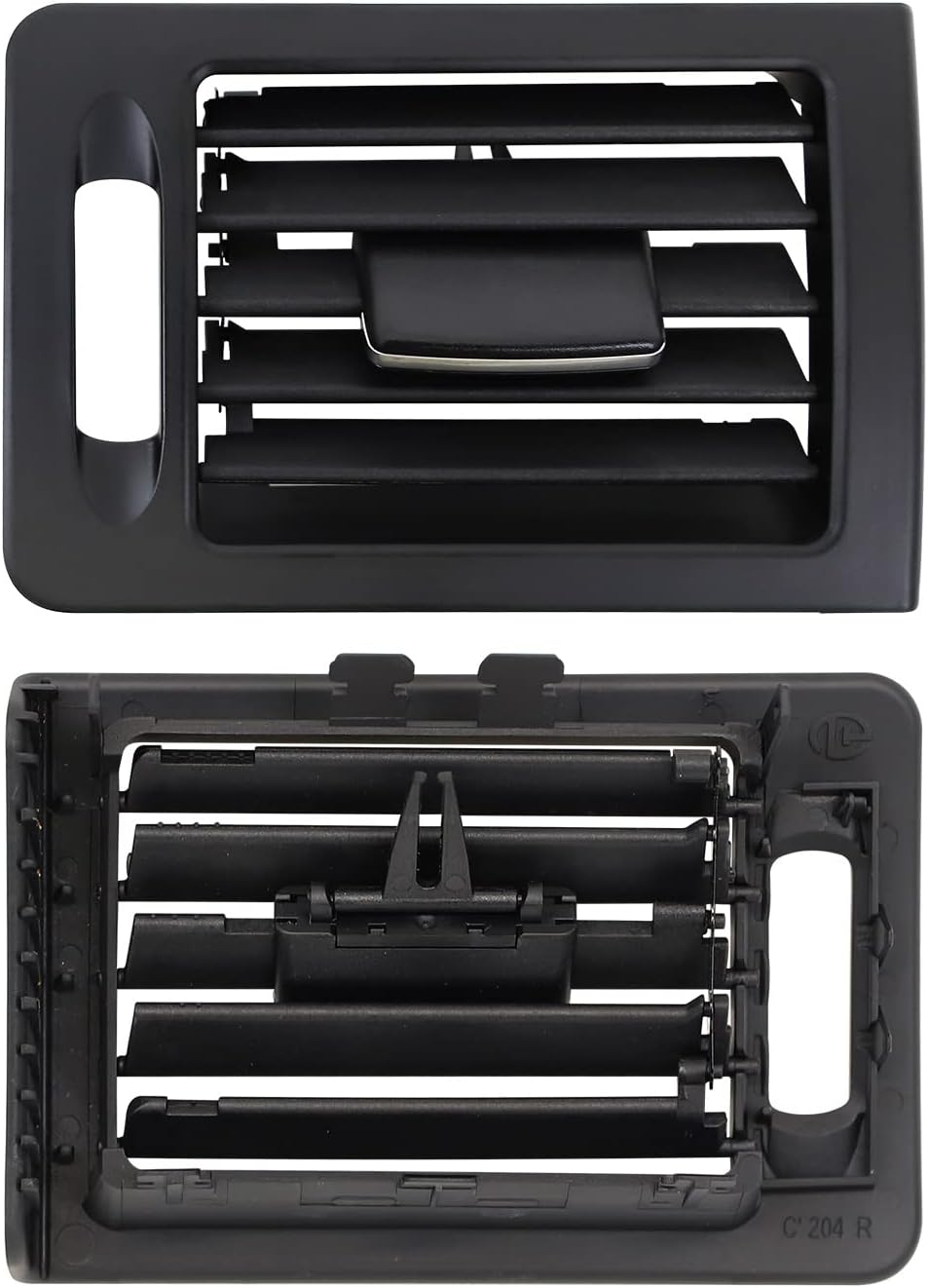 EULIMBQS Front Air Grille Outlet Cover für Mercedes Benz W204, AC Vent Grille Outlet Cover Panel Ers