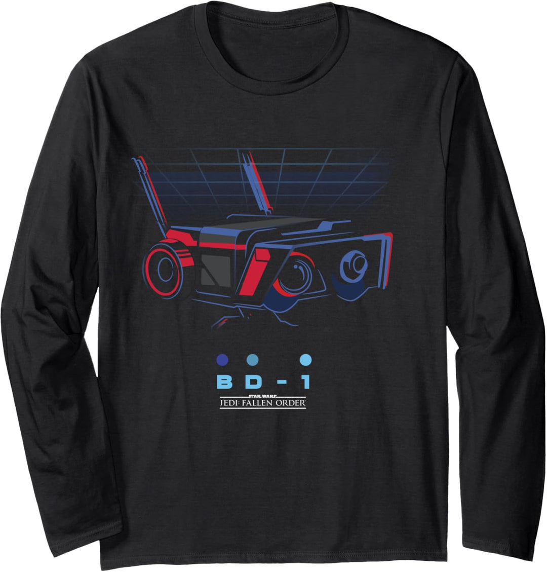 Star Wars Jedi: Fallen Order Retro BD-1 Droid Langarmshirt