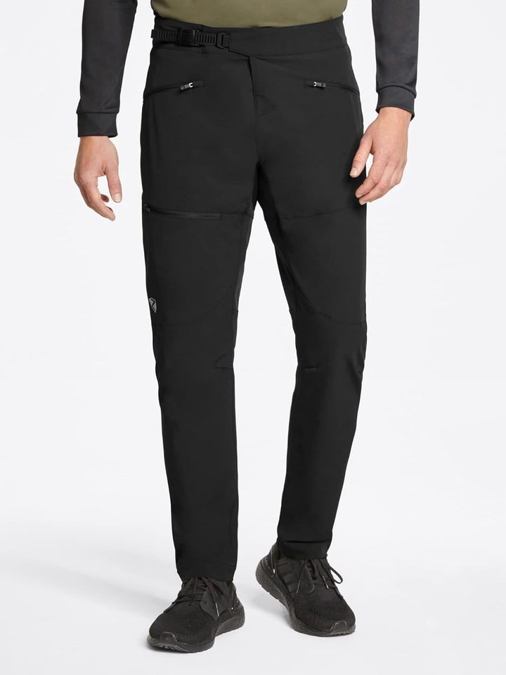 Ziener Herren Outdoor-Hose/Rad/Trekking - atmungsaktiv,elastisch,PFC frei Nordian 52 Schwarz, 52 Sch