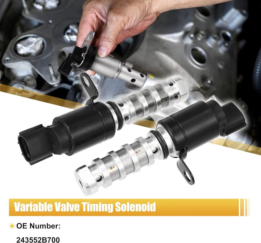 X AUTOHAUX 1 Paar Motoröl Magnet mit Variabler Steuerzeit 243552B700 für Hyundai