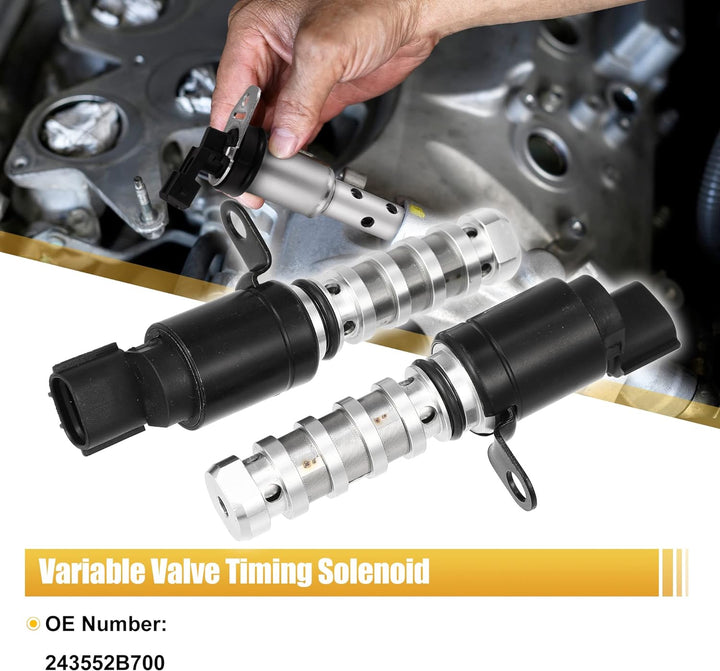 X AUTOHAUX 1 Paar Motoröl Magnet mit Variabler Steuerzeit 243552B700 für Hyundai