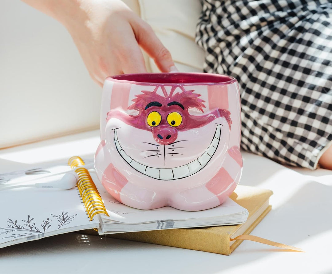 Silver Buffalo Alice in Wonderland Cheshire Cat Keramik-Becher Disney Alice, Disney Alice