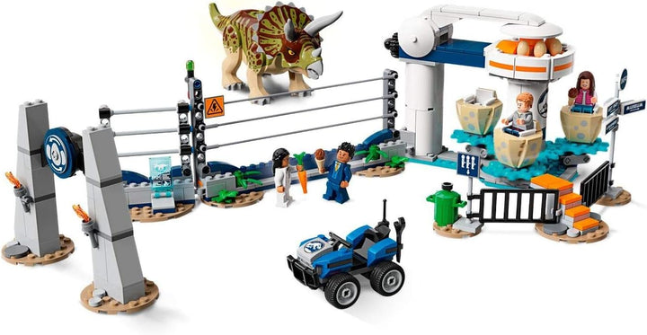 LEGO Jurassic World 75937 Triceratops-Randale, Bauset Mehrfarbig, Mehrfarbig