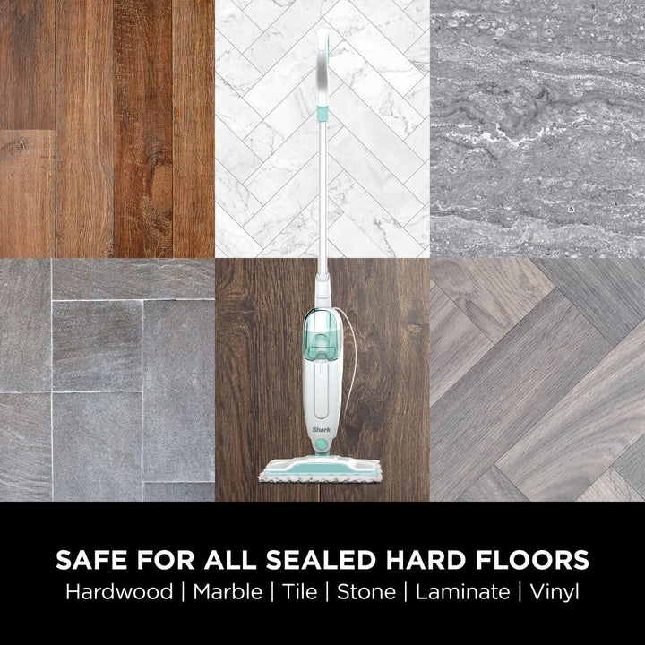 Shark Steam [S1000UK] Pocket Mop, White & Green Dampfreiniger, weiss, Dampfreiniger