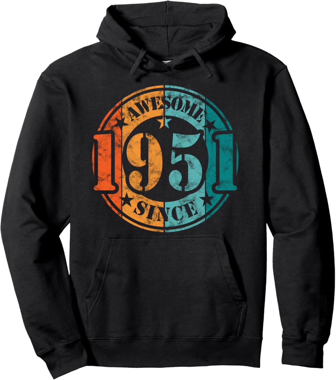 Genial Seit 1951 Awesome Für Mann Oder Frau Geburtstag Pullover Hoodie