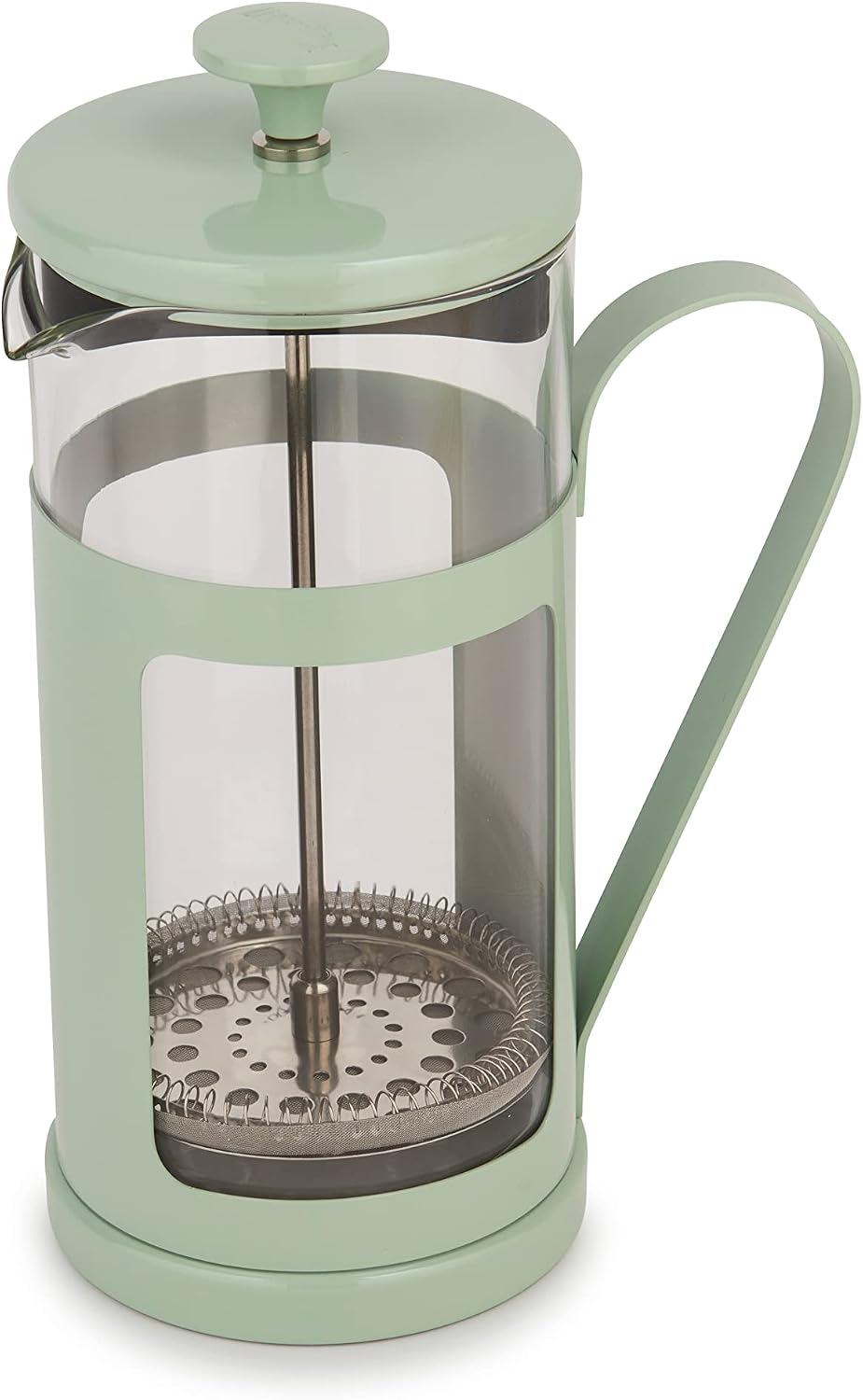 La Cafetière Monaco Kaffeebereiter aus Edelstahl, 8 Tassen, Minzgrün, in Geschenkbox, Mint, Mint