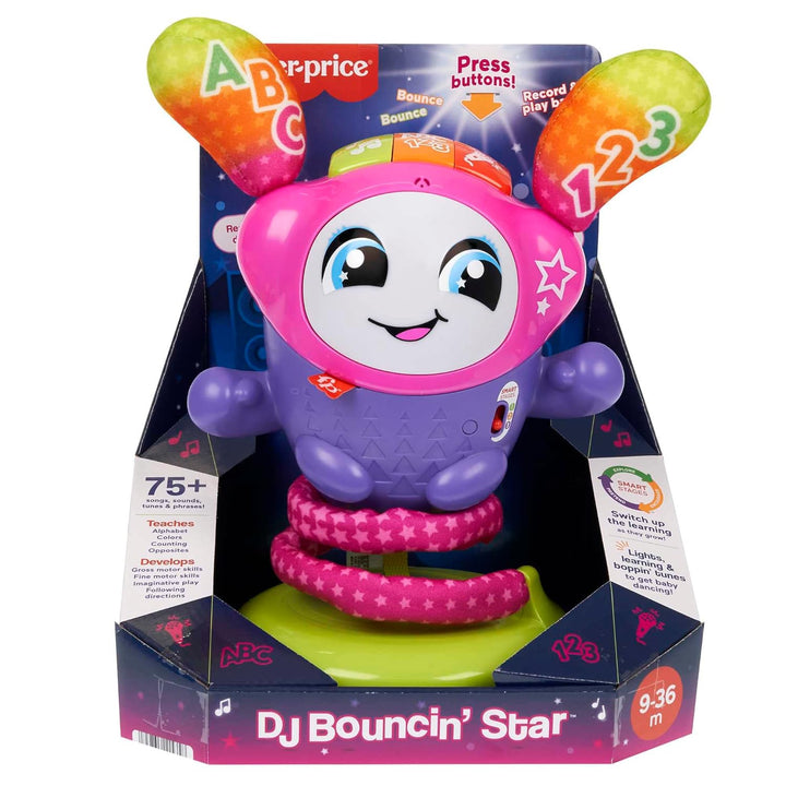 Fisher-Price DJ Tanzi BOUNCIN' Star (Deutsche Version) Elektronisches Lernspielzeug, Smart Stages-Le
