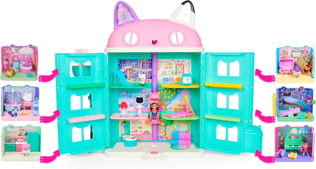 Gabby‘s Dollhouse Deluxe Raum, Bakey with Cakey, Küche mit Kuchi (engl. Cakey), 3 Möbelstücken und 2