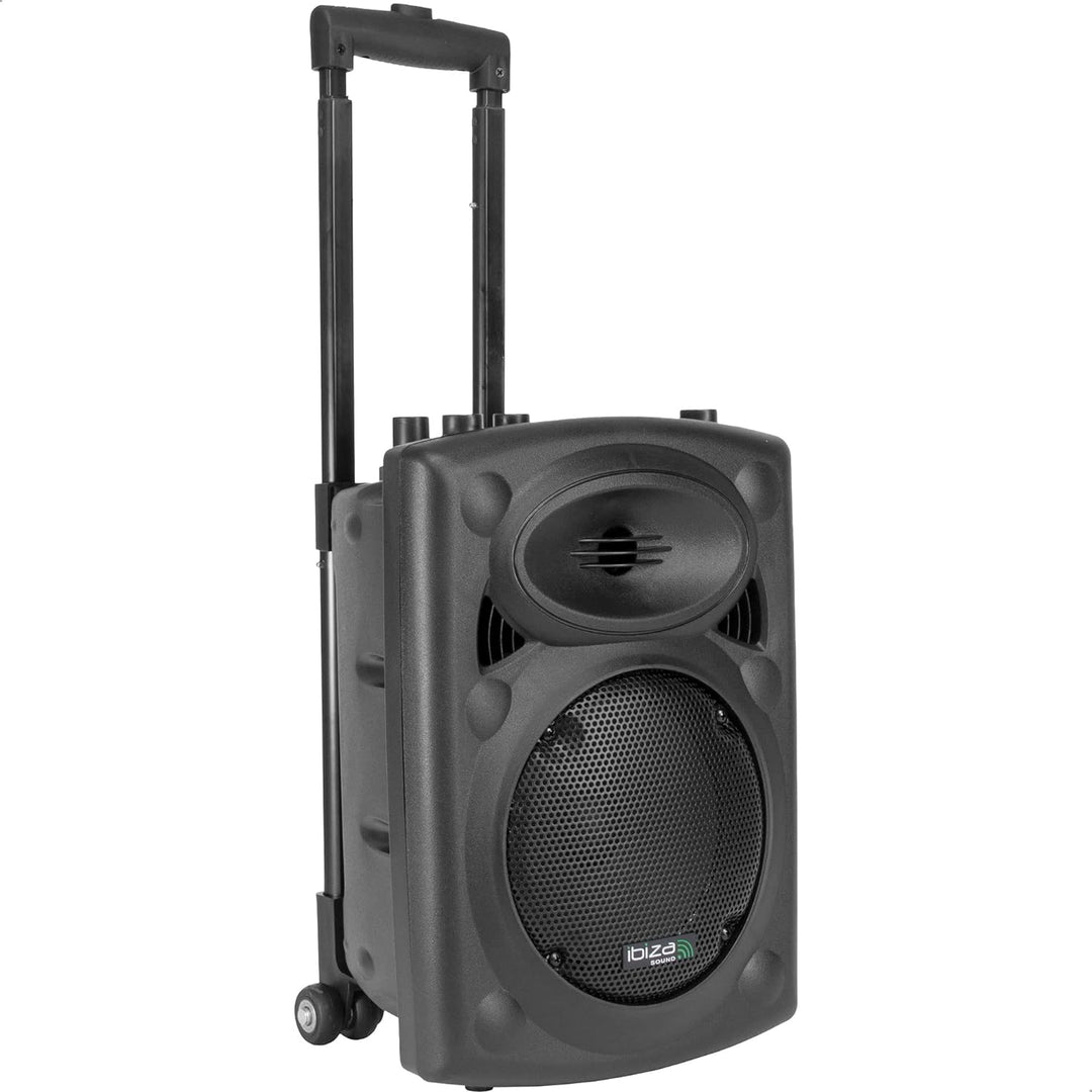 PORT8VHF-BT - Ibiza - Mobile BESCHALLUNGSANLAGE 8”/20CM MIT USB-MP3, BT, Rec, VOX, 1 VHF & 1, 8” VHF