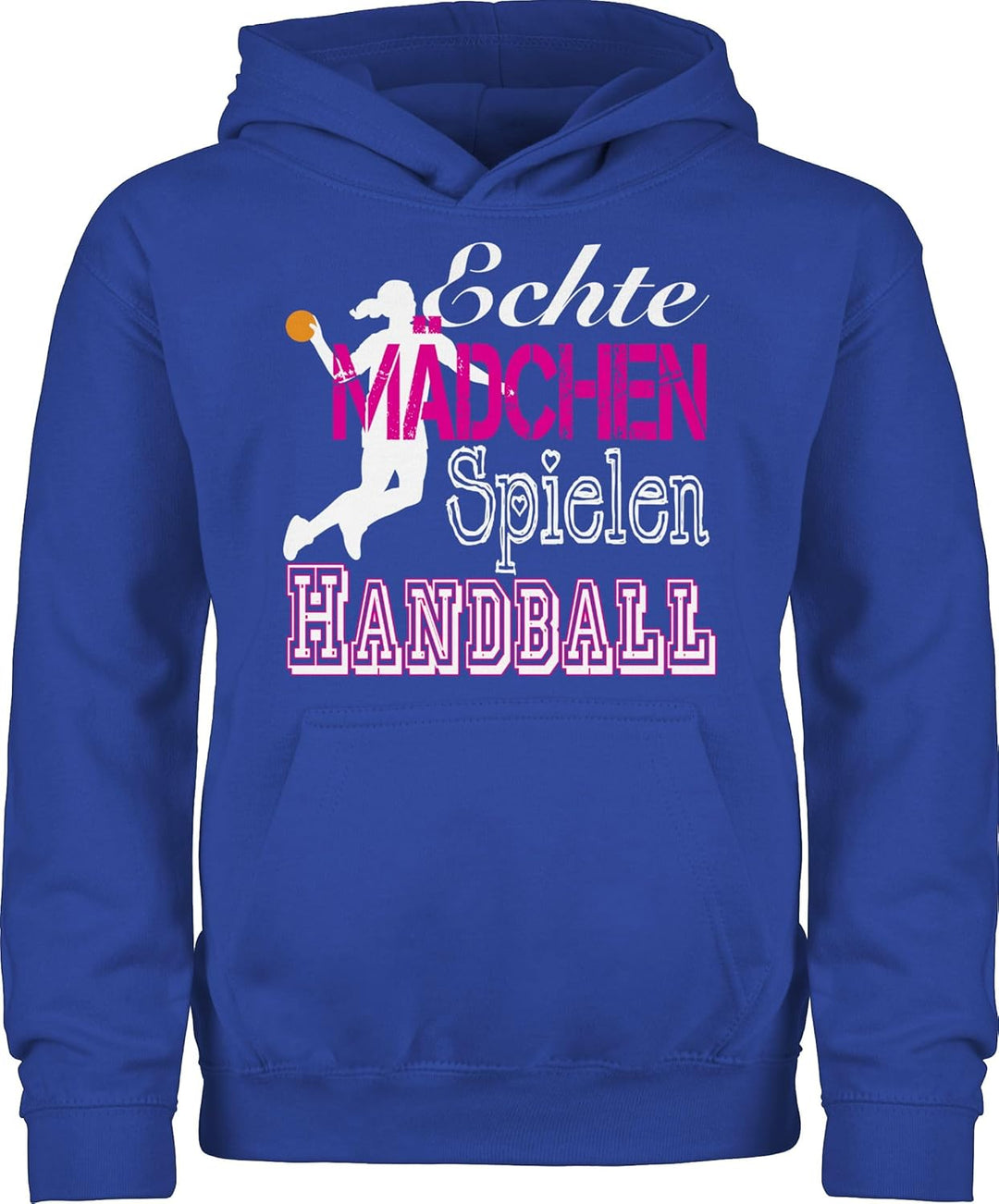 Shirtracer - Kinder Hoodie Jungen - Sport Kleidung - Echte Mädchen Spielen Tennis, 1 Royalblau